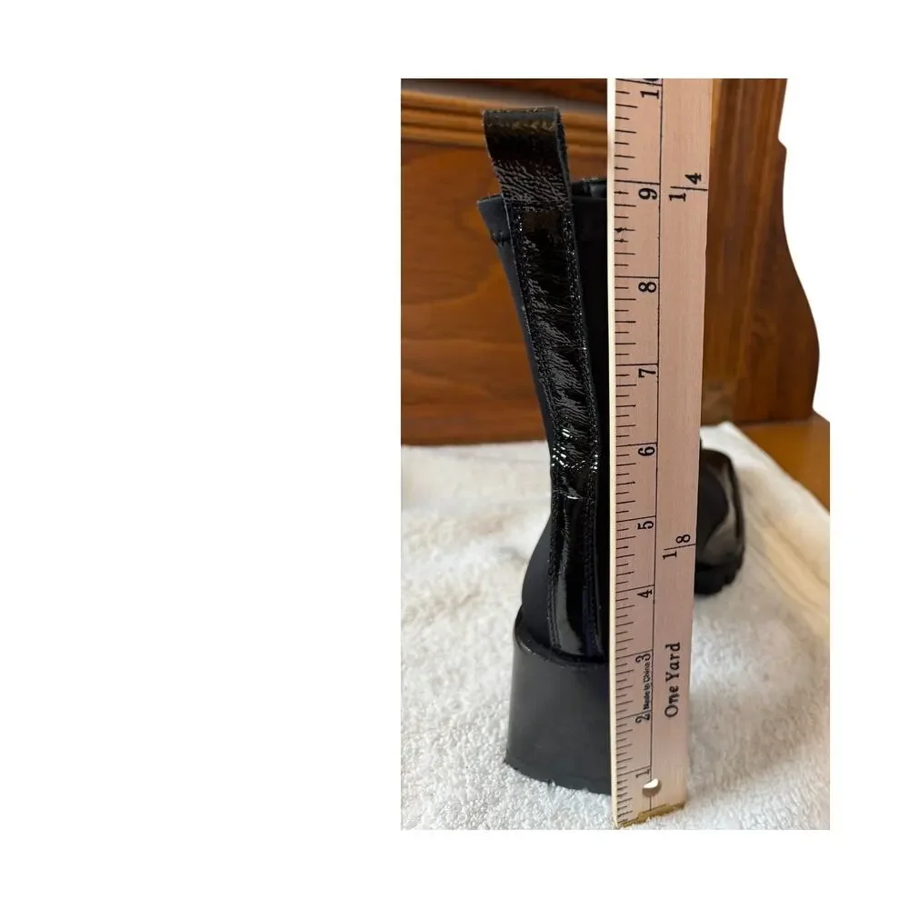 Asos Design Remix Premium Black Sock Boots US 7 and UK 5